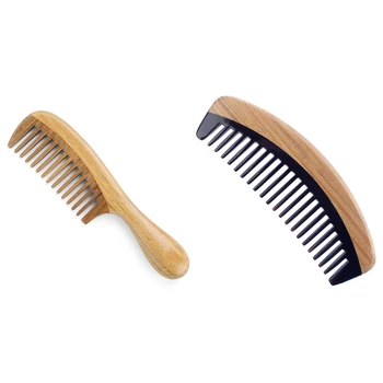 Green Sandalwood Hair Combs (Wide Tooth) & Wide Tooth Wooden Detangling Comb No Static Sandalwood Buffalo Horn Comb
Green Sandalwood Hair Combs (Wide Tooth) & Wide Tooth Wooden Detangling Comb No Static Sandalwood Buffalo Horn Comb