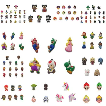 100pcs Avenger Mickey Super Mario Cartoon Mini Figure Pendants Fashion PVC Charms Game of Thrones DIY Accessory Kids Party Gift
100pcs Avenger Mickey Super Mario Cartoon Mini Figure Pendants Fashion PVC Charms Game of Thrones DIY Accessory Kids Party Gift