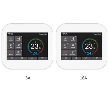 WiFi Smart Thermostat Temperature Controller for Water/Electric floor Heating Water/Gas Boiler Works with Alexa Google-Home LCD
WiFi Smart Thermostat Temperature Controller for Water/Electric floor Heating Water/Gas Boiler Works with Alexa Google-Home LCD