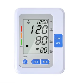 LCD Digital Automatic Arm Blood Pressure Monitor with voice Meter Sphygmomanometer Portable Tensiometro Cuff
LCD Digital Automatic Arm Blood Pressure Monitor with voice Meter Sphygmomanometer Portable Tensiometro Cuff