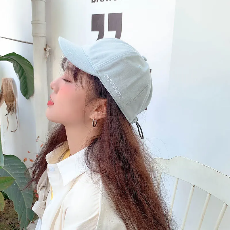 Korean Minimalist Drawstring Small Brim Soft Top Baseball Caps Frmale&male Spring and Summer Solid Color Tooling Caps Sun Hats
Korean Minimalist Drawstring Small Brim Soft Top Baseball Caps Frmale&male Spring and Summer Solid Color Tooling Caps Sun Hats