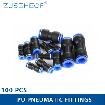 100pcs/Pack PU Pneumatic Fittings Straight Connector For 4mm 6mm 8mm 10mm 12mm Tube With I Type 2-Way
100pcs/Pack PU Pneumatic Fittings Straight Connector For 4mm 6mm 8mm 10mm 12mm Tube With I Type 2-Way
