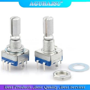 3PCS Plum handle 20mm rotary encoder coding switch / EC11 / digital potentiometer with switch 5 Pin Q
3PCS Plum handle 20mm rotary encoder coding switch / EC11 / digital potentiometer with switch 5 Pin Q