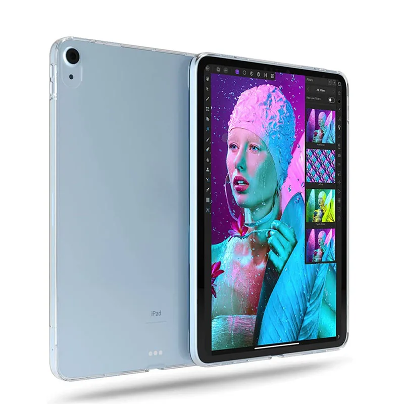 Фото Прозрачный чехол для планшета iPad Air 4 10 9 дюйма 2020 Ультратонкий Мягкий ТПУ 1 2 7 3 5 |