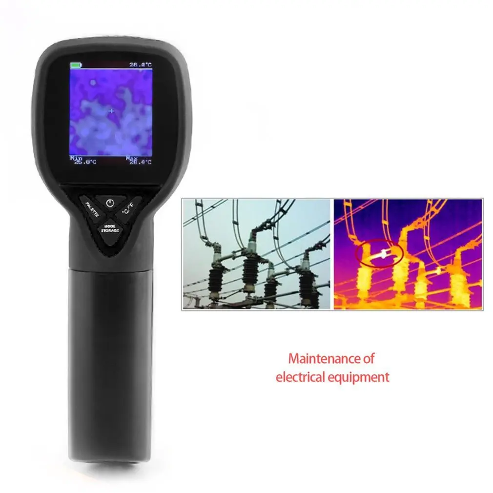 Univeral Infrared Thermal Imaging Camera 1024P 32x32 IR Image Resolution Professional Handheld Digital Thermal Imager YK-175
Univeral Infrared Thermal Imaging Camera 1024P 32x32 IR Image Resolution Professional Handheld Digital Thermal Imager YK-175