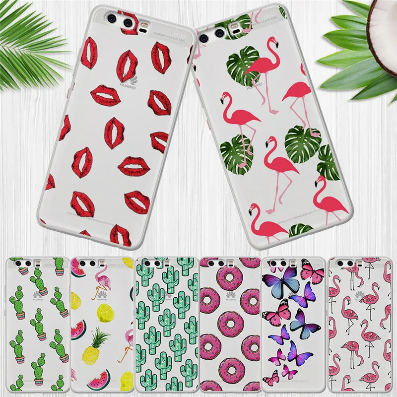 Роскошный чехол с изображением фламинго для Huawei Mate 9 10 20 P8 P9 P10 P20 P30 P Smart Lite Plus Pro