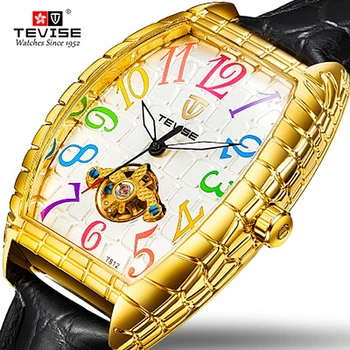 TEVISE Luxury Creative Crocodile Automatic Mechanical Watch Fashion Leather Strap Luminous Watch Tourbillon Sport Military Clock
TEVISE Luxury Creative Crocodile Automatic Mechanical Watch Fashion Leather Strap Luminous Watch Tourbillon Sport Military Clock