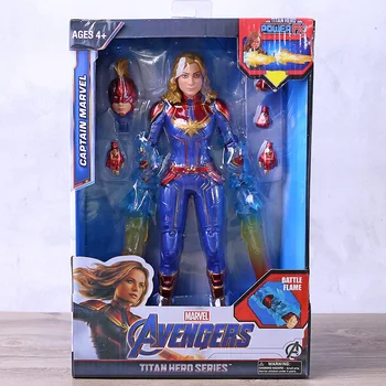 Captain Marvel Carol Danvers PVC Action Figure Titan Hero Series Power FX Toy for Kids Birthday Gift
Captain Marvel Carol Danvers PVC Action Figure Titan Hero Series Power FX Toy for Kids Birthday Gift