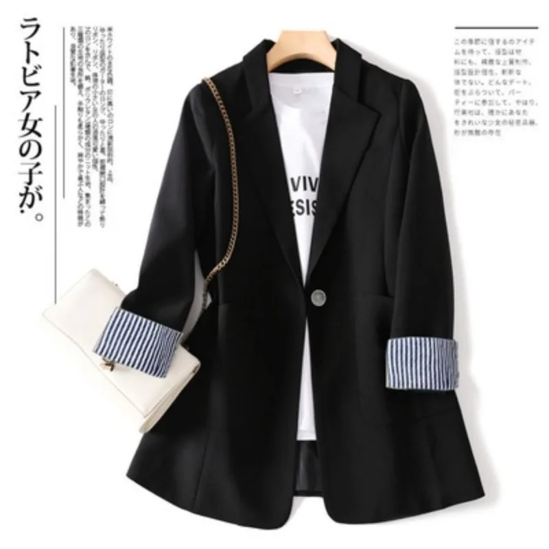 Zogaa Casual Small Suit Jacket Women's Spring Autumn Korean Style Slim Drape Thin Three Quarter Sleeve Tailored Coat
Zogaa Casual Small Suit Jacket Women's Spring Autumn Korean Style Slim Drape Thin Three Quarter Sleeve Tailored Coat