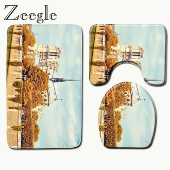 Zeegle Notre Dame de Paris Pattern Non-slip Bathroom Carpet Bath Mat 3Pcs/set Bathroom Mat Set Toliet Rug Washable Carpet Rugs
Zeegle Notre Dame de Paris Pattern Non-slip Bathroom Carpet Bath Mat 3Pcs/set Bathroom Mat Set Toliet Rug Washable Carpet Rugs