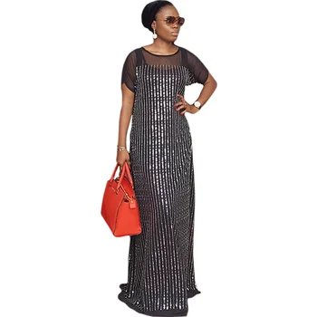 High Quality Elegant Formal Evening Party Dress Diamond Sequined Sexy Floor Length Robe Gown African Ankara Dashiki Maxi Dress
High Quality Elegant Formal Evening Party Dress Diamond Sequined Sexy Floor Length Robe Gown African Ankara Dashiki Maxi Dress