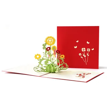 10pcs 15*15CM 3D sunflower laser cut pop up cards invitation card greeting cards Teachers' Day Thanksgiving Day
10pcs 15*15CM 3D sunflower laser cut pop up cards invitation card greeting cards Teachers' Day Thanksgiving Day