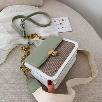 Contrast color Leather Crossbody Bags For Women 2019 Travel Handbag and Purse Fashion Simple Shoulder Messenger Bag Ladies
Contrast color Leather Crossbody Bags For Women 2019 Travel Handbag and Purse Fashion Simple Shoulder Messenger Bag Ladies