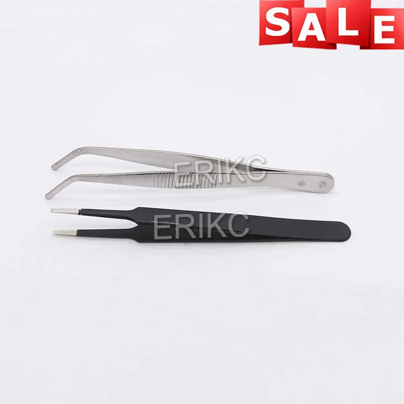 ERIKC Diesel Injector Tools Shims Gasket Stainless Steel Tweezers Maintenance Tools, Curved Straight Tweezers Repair Tools
ERIKC Diesel Injector Tools Shims Gasket Stainless Steel Tweezers Maintenance Tools, Curved Straight Tweezers Repair Tools