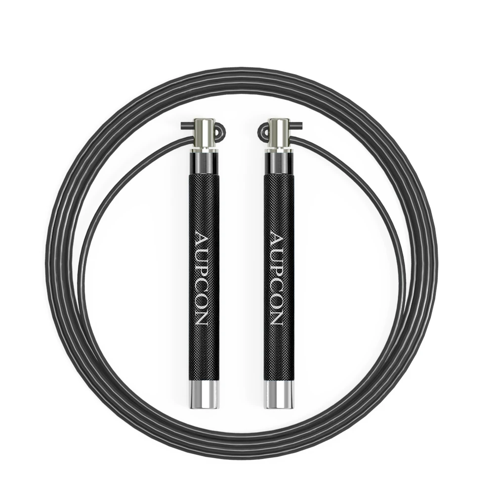 Crossfit Jump Rope Speed Skip Rope with Extra Speed Cable Ball Bearings Anti-Slip Handle for Double Unders
Crossfit Jump Rope Speed Skip Rope with Extra Speed Cable Ball Bearings Anti-Slip Handle for Double Unders