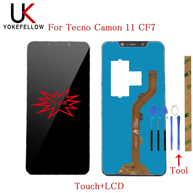 6.2''Full Lcd for Tecno Camon 11 CF7 LCD Display Touch Screen Digitizer Panel Assembly for Tecno Camon 11 CF7 Screen Repair Part
6.2''Full Lcd for Tecno Camon 11 CF7 LCD Display Touch Screen Digitizer Panel Assembly for Tecno Camon 11 CF7 Screen Repair Part