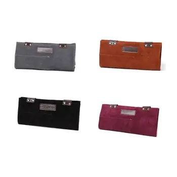 Leather Roll Up Storage Bag Professional Scissors Kit Combs Pack Large Capacity for Salon Barber Hair Stylist
Leather Roll Up Storage Bag Professional Scissors Kit Combs Pack Large Capacity for Salon Barber Hair Stylist