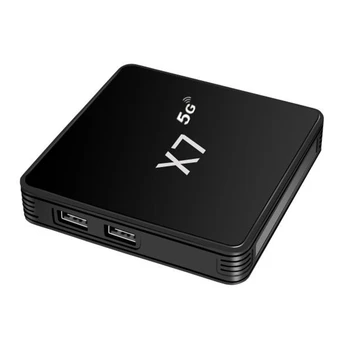 X7 TV Box 4GB+32GB Amlogic S905L2 Quad Core Dual Band 2.4G/5G WiFi 4K HDMI Android 9.0 Media Player Set Top Box EU Plug
X7 TV Box 4GB+32GB Amlogic S905L2 Quad Core Dual Band 2.4G/5G WiFi 4K HDMI Android 9.0 Media Player Set Top Box EU Plug