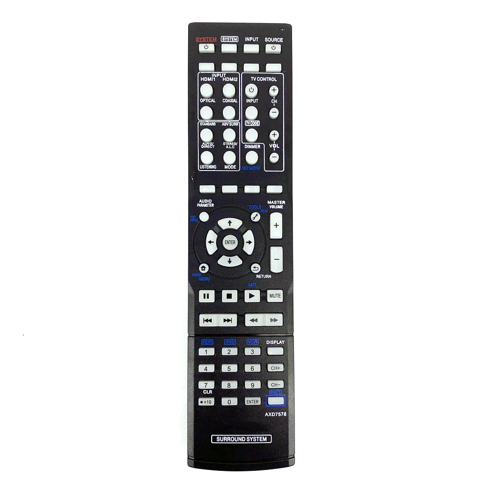 NEW AXD7578 For pioneer surround system theater Remote Control htp-sb300 Fernbedienung
NEW AXD7578 For pioneer surround system theater Remote Control htp-sb300 Fernbedienung