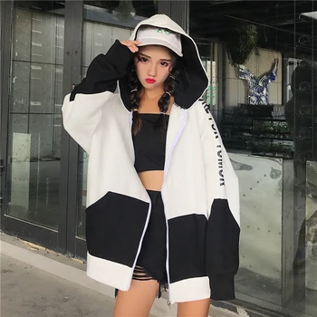 Batwing Harajuku Hoodie Women Casual Zipper Streetwear Hip Hop Korean Style Sweatshirt Tracksuit Loose Hoodies Women Coat
Batwing Harajuku Hoodie Women Casual Zipper Streetwear Hip Hop Korean Style Sweatshirt Tracksuit Loose Hoodies Women Coat