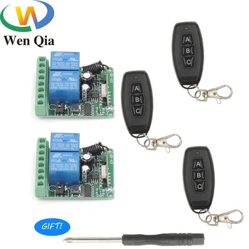 433MHz Universal Wireless Remote Control DC12V2CH RF Relay with wirejumper Transmitter For Garage/Gate/Motor/Lamp/Home appliance
433MHz Universal Wireless Remote Control DC12V2CH RF Relay with wirejumper Transmitter For Garage/Gate/Motor/Lamp/Home appliance