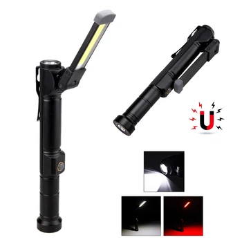 Folding Magnetic Folding Hook Hanging Pocket Flashlight Portable 7 Modes LED Car Garage Work Light Lantern Torch 
Folding Magnetic Folding Hook Hanging Pocket Flashlight Portable 7 Modes LED Car Garage Work Light Lantern Torch