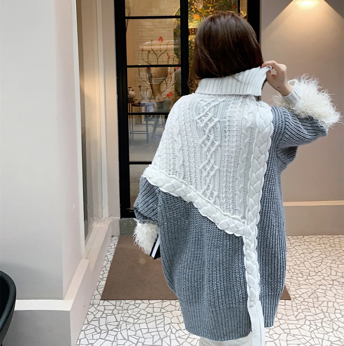 2019 Autumn and Winter Color Loose Irregular Knit Sweater Loose Irregular Knit Sweater Lapel Cardigans Sweater Women
2019 Autumn and Winter Color Loose Irregular Knit Sweater Loose Irregular Knit Sweater Lapel Cardigans Sweater Women