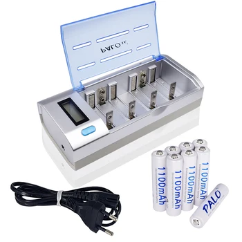 Palo LCD Smart Battery Charger Quick AA AAA charger for 1.2V AA AAA C D battery+1.2V AAA rechargeable battery aaa nimh batteries
Palo LCD Smart Battery Charger Quick AA AAA charger for 1.2V AA AAA C D battery+1.2V AAA rechargeable battery aaa nimh batteries