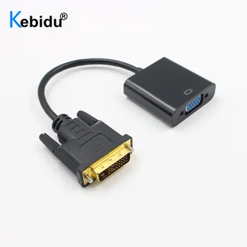 Kebidu DVI-D DVI To VGA Adapter Video Cable Converter 24+1 25Pin DVI-D To VGA 15Pin Active 1080P For Projector TV PS3 PS4 PC
Kebidu DVI-D DVI To VGA Adapter Video Cable Converter 24+1 25Pin DVI-D To VGA 15Pin Active 1080P For Projector TV PS3 PS4 PC
