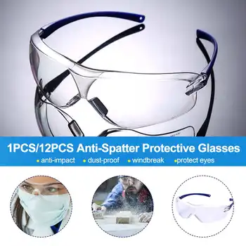 Transparent Safety Goggles Anit-Splash Protective Glasses Dust-Proof Sand Work Lab Dental Eyewear Spectacles Protection Clear
Transparent Safety Goggles Anit-Splash Protective Glasses Dust-Proof Sand Work Lab Dental Eyewear Spectacles Protection Clear