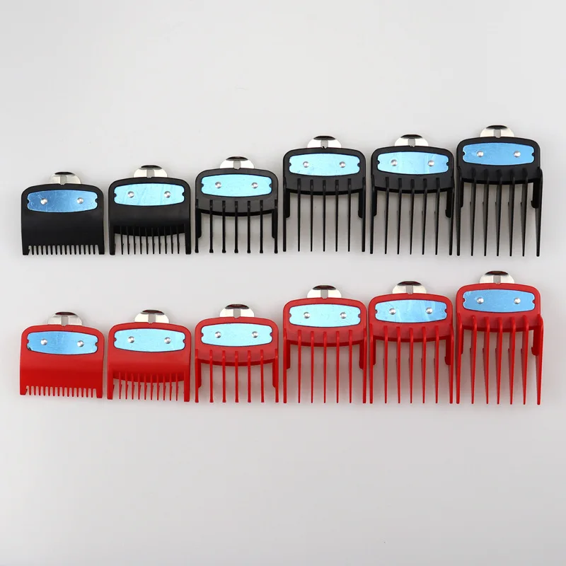 6PCS Limit Comb Guide Cutting Guard Attachment Kit for WAHL Hair Clipper for Barbers
6PCS Limit Comb Guide Cutting Guard Attachment Kit for WAHL Hair Clipper for Barbers