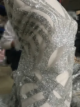 yaking-18.8803 beaded glued glitter sequins lace fabric Hot selling African French net tulle Lace Fabric for party
yaking-18.8803 beaded glued glitter sequins lace fabric Hot selling African French net tulle Lace Fabric for party