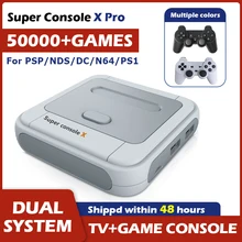 Retro Video Game Console for PSP MD N64 MAME Portable Game Player with Controllers HD 4K TV BOX Built-in 50000 Games Dual System
Retro Video Game Console for PSP MD N64 MAME Portable Game Player with Controllers HD 4K TV BOX Built-in 50000 Games Dual System