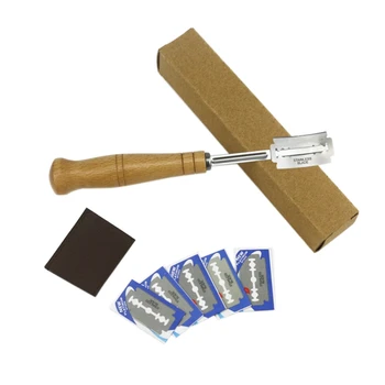 European Bread Split Knife Arc Curved Bread Knife Dough Western-Style Baguette Cutter Cutting French Toast Bagel Cutting Tool
European Bread Split Knife Arc Curved Bread Knife Dough Western-Style Baguette Cutter Cutting French Toast Bagel Cutting Tool