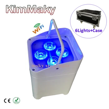 6lights/Case free shipping New 4x18W RGBWAUV 6in1 WIFI IRC remote controller optional wireless battery powered led uplights
6lights/Case free shipping New 4x18W RGBWAUV 6in1 WIFI IRC remote controller optional wireless battery powered led uplights