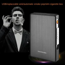 Lighter Cigarette Case 16 Thin Cigarettes Rechargeable Cigarette Case Extended, Pull Down To Replace The Tungsten Cigarette Case
Lighter Cigarette Case 16 Thin Cigarettes Rechargeable Cigarette Case Extended, Pull Down To Replace The Tungsten Cigarette Case
