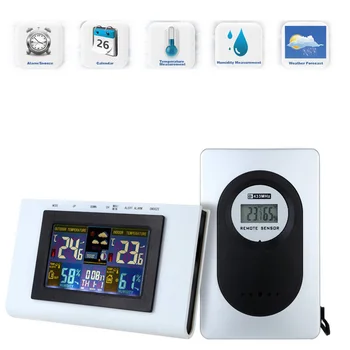 NEW ARRIVAL Color display of temperature and humidity alarm calendar of Wireless Weather Clock Digital hygrometer
NEW ARRIVAL Color display of temperature and humidity alarm calendar of Wireless Weather Clock Digital hygrometer