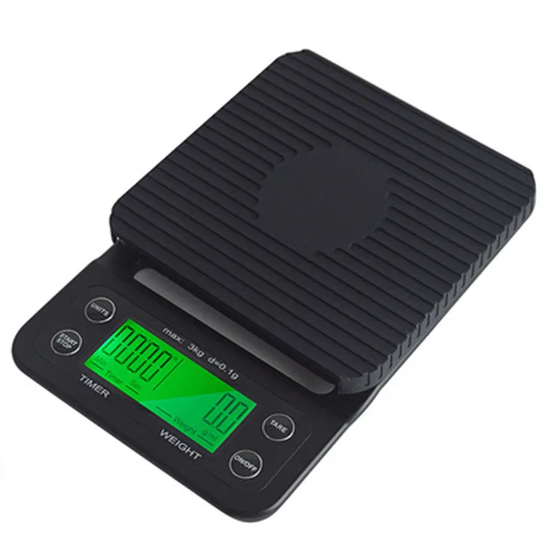 5KG/0.1g Drip Coffee Scale With Timer Portable Electronic Digital Kitchen Scale High Precision LCD Electronic Scales 3kg/0.1g
5KG/0.1g Drip Coffee Scale With Timer Portable Electronic Digital Kitchen Scale High Precision LCD Electronic Scales 3kg/0.1g