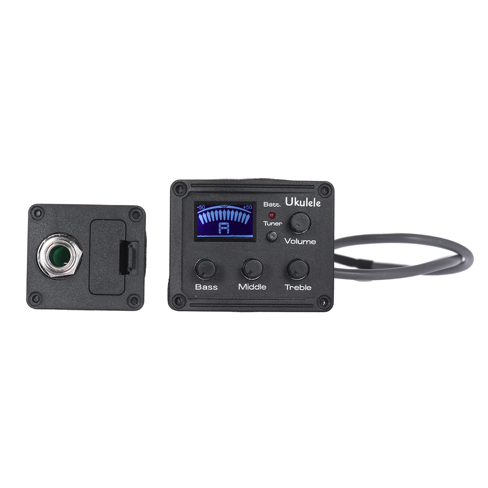 Ukulele Ukelele Uke Piezo Pickup Preamp 3-Band EQ Equalizer Tuner System with LCD Display
Ukulele Ukelele Uke Piezo Pickup Preamp 3-Band EQ Equalizer Tuner System with LCD Display