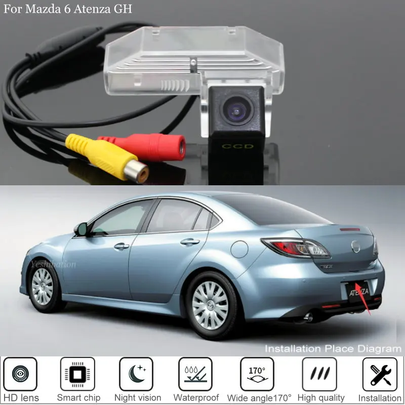 Камера заднего вида для Mazda 6 M6/Atenza GH 2007, 2008, 2009, 2010, 2011, 2012, 2013, HD, ночное видение
Камера заднего вида для Mazda 6 M6/Atenza GH 2007, 2008, 2009, 2010, 2011, 2012, 2013, HD, ночное видение