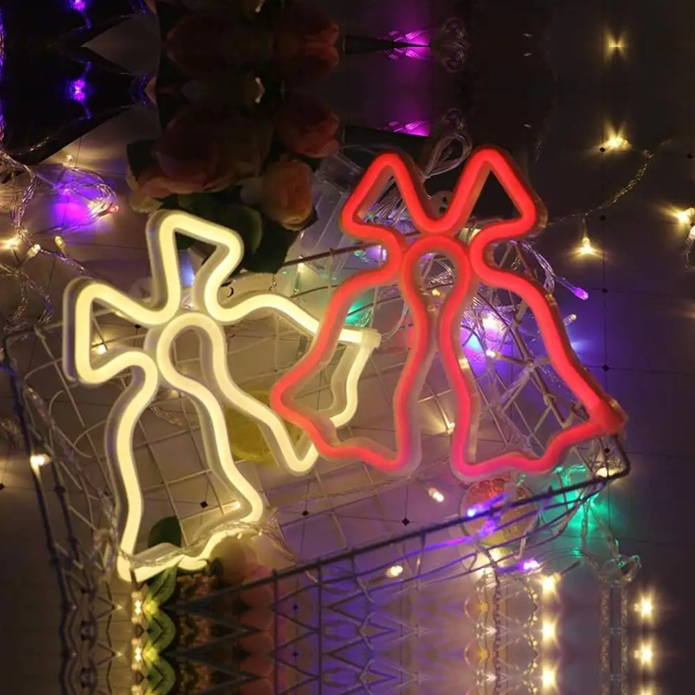 Christmas Led Neon Light Colorful Bell Neon Sign for Room Home Party Wedding Valentine's Day Decoration Christmas Gift Neon Lamp
Christmas Led Neon Light Colorful Bell Neon Sign for Room Home Party Wedding Valentine's Day Decoration Christmas Gift Neon Lamp