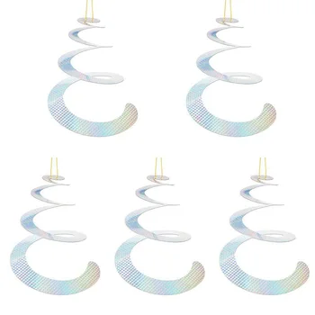 5PCS Birds Scare Repellent Rotating Birds Away Hanging Spiral Bird Scare Repellent Pigeon Ccrow Deterrent
5PCS Birds Scare Repellent Rotating Birds Away Hanging Spiral Bird Scare Repellent Pigeon Ccrow Deterrent