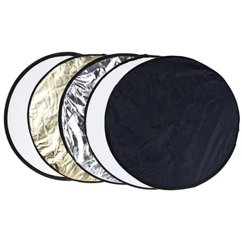 24inch 60cm 5 In 1 Photography Reflector Scrim Portable Flash Light Round Reflector 5 Colors Collapsible Disc for Photo Studio
24inch 60cm 5 In 1 Photography Reflector Scrim Portable Flash Light Round Reflector 5 Colors Collapsible Disc for Photo Studio