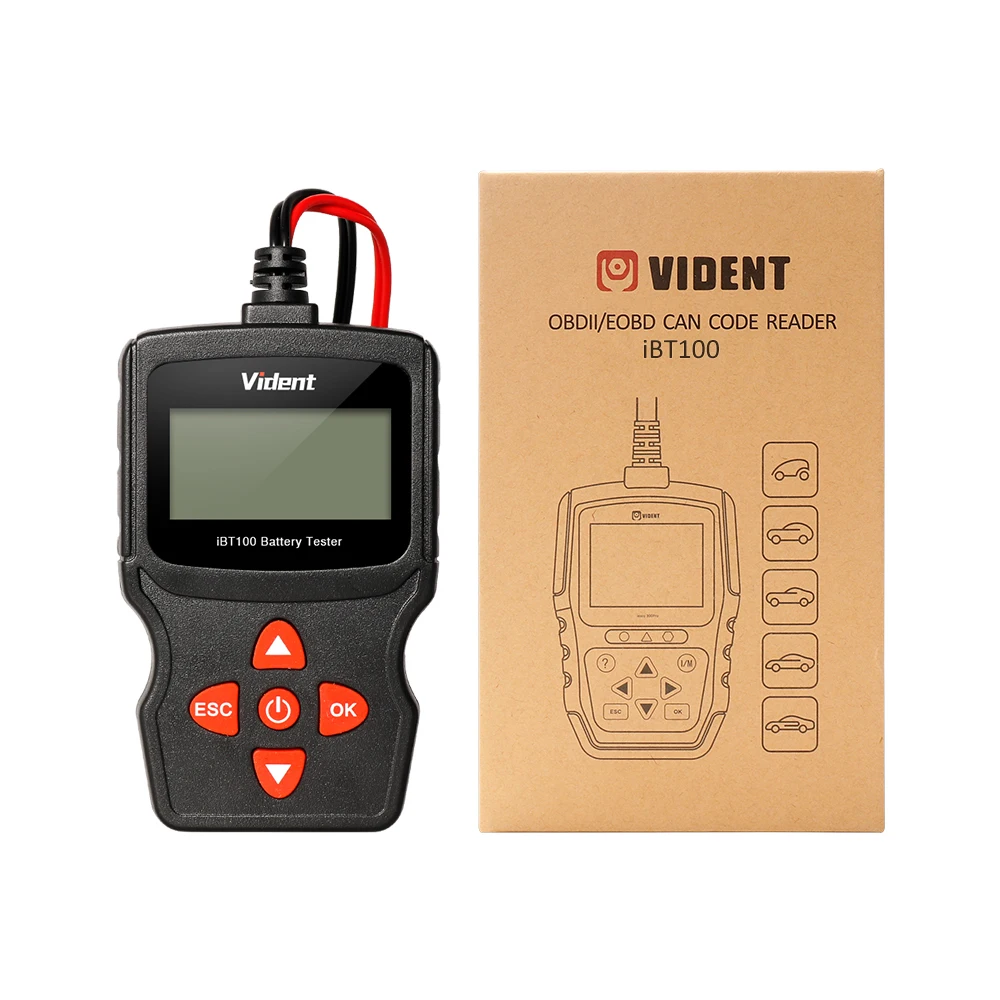 Vident OBD2 BT100 PRO For Flooded AGM GEL Digital Auto Analyzer Automotive Test Tool 6V 12V Car Battery Tester
Vident OBD2 BT100 PRO For Flooded AGM GEL Digital Auto Analyzer Automotive Test Tool 6V 12V Car Battery Tester