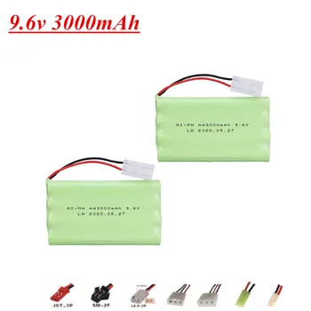 9.6v 3000mah NIMH Battery For Rc toys Car Tanks Trucks RC Boats Robots Gun AA 9.6v Batteries Pack 2Pcs/Lots
9.6v 3000mah NIMH Battery For Rc toys Car Tanks Trucks RC Boats Robots Gun AA 9.6v Batteries Pack 2Pcs/Lots