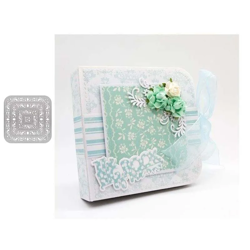 JC Metal Cutting Dies Scrapbooking Multiple Square Pattern Frame Stencil Craft Paper Knife Mould Blade Punch Card Make Template
JC Metal Cutting Dies Scrapbooking Multiple Square Pattern Frame Stencil Craft Paper Knife Mould Blade Punch Card Make Template