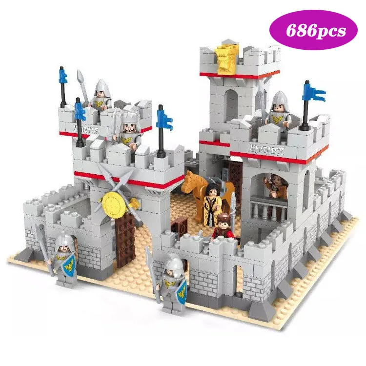 686 pcs Model building block set compatible with legoinglys Knights and horse castle 3D Brick Educational Hobbies Toys for Kids
686 pcs Model building block set compatible with legoinglys Knights and horse castle 3D Brick Educational Hobbies Toys for Kids