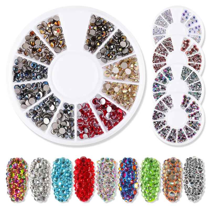 Mixed Color Nail Stone AB Color Rhinestone Irregular Beads Manicure Nail Art Decorations Crystals In Wheel 3D Nail Accessories
Mixed Color Nail Stone AB Color Rhinestone Irregular Beads Manicure Nail Art Decorations Crystals In Wheel 3D Nail Accessories