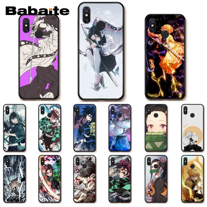Чехол для телефона babaite Demon Slayer Kimetsu No Yaiba Xiaomi mi5 6 A1 A2 Lite Mi9 9SE mi8lite F1 Mix2 2S Max2 3 |