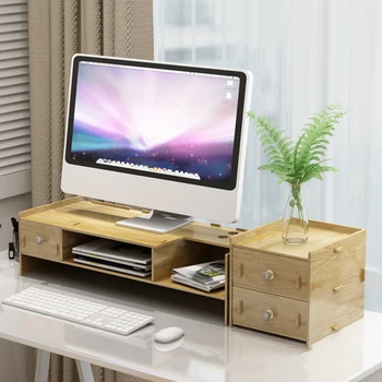 Desktop Monitor Stand Computer Screen Riser Wood Shelf Storage Desk Organizer Desktop Storage Rack Drawer For Home Office
Desktop Monitor Stand Computer Screen Riser Wood Shelf Storage Desk Organizer Desktop Storage Rack Drawer For Home Office